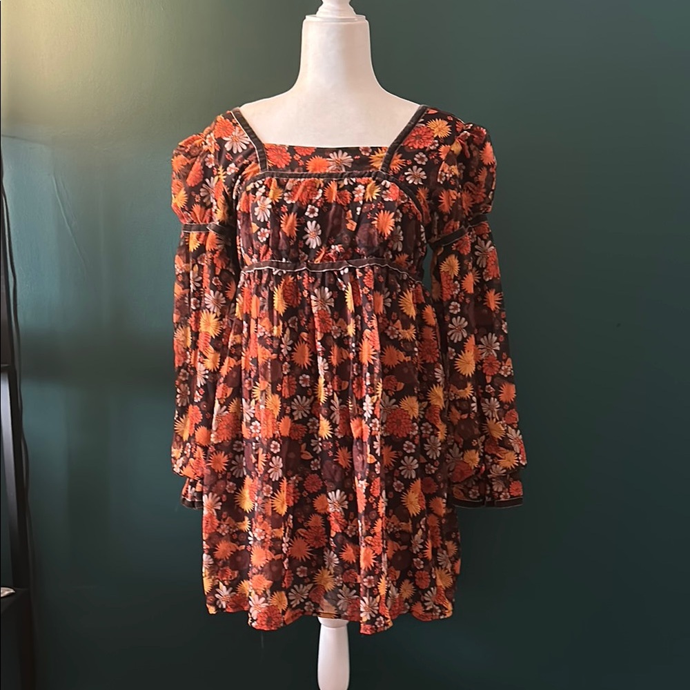 Hippie Shake Psychedelic Flower Dress